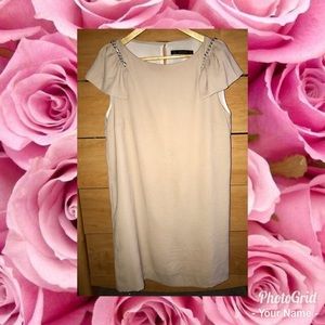 Zara beige every day dress🌸